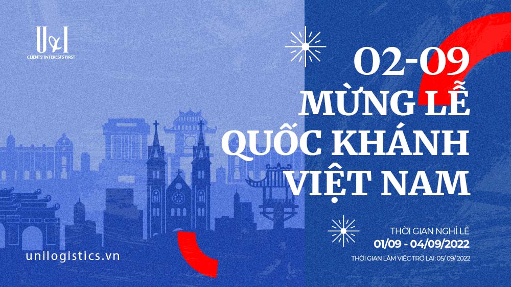 VIETNAMESE INDEPENDENCE HOLIDAY 2022 ANNOUNCEMENT 