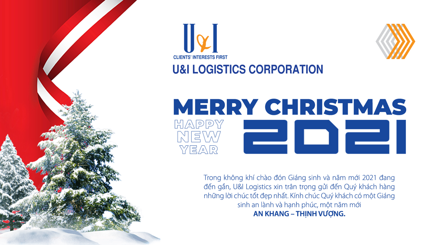 Merry Christmas 2021 - U&I Logistics Corporation
