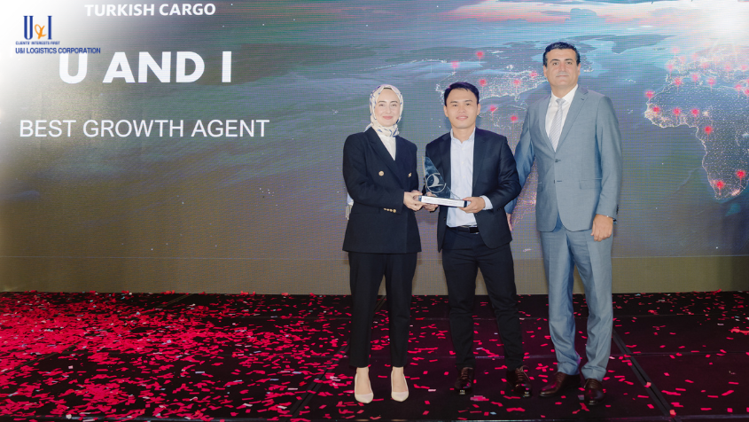 U&I Logistics honored as “BEST GROWTH AGENT 2024” by Turkish Cargo