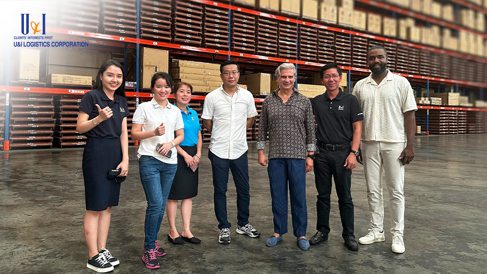 Special visit from our valued client Vivet Inc. at U&I Logistics bonded warehouses