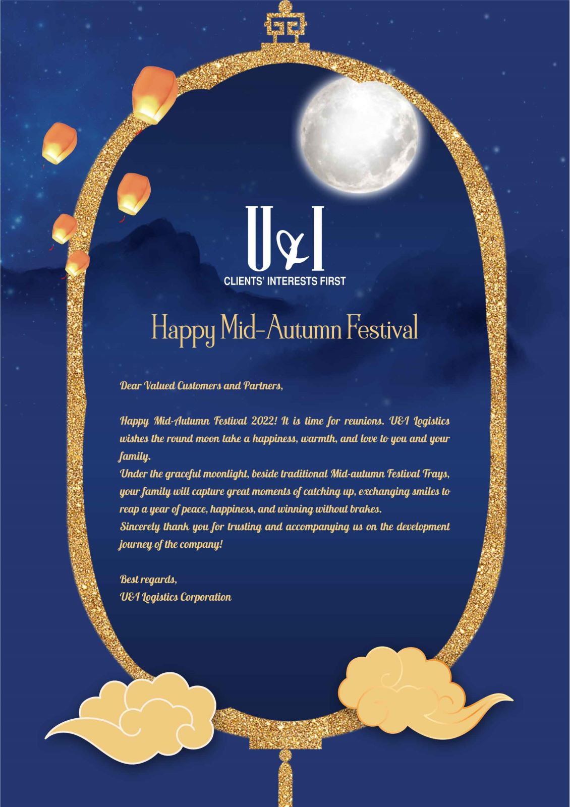 HAPPY MID-AUTUMN FESTIVAL 2022 FROM U&I LOGISTICS - LOGISTICS U&I