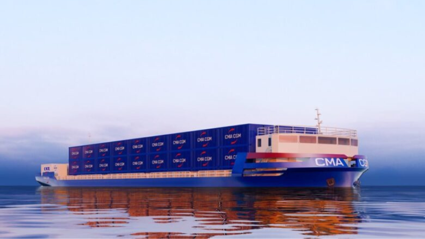 CMA CGM ký hợp đồng đóng tàu container chạy điện