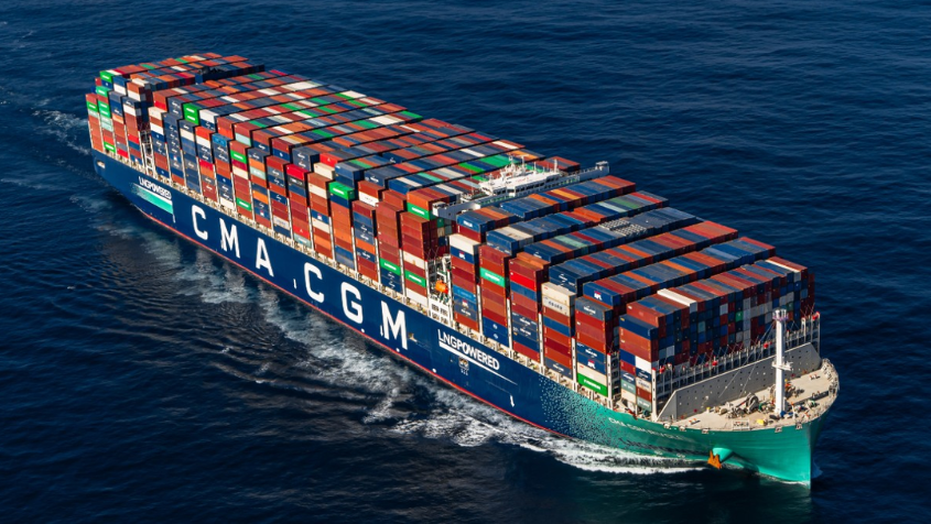 CMA CGM tiếp tục gặp sự cố rơi container ở ngoài khơi biển Nam Phi