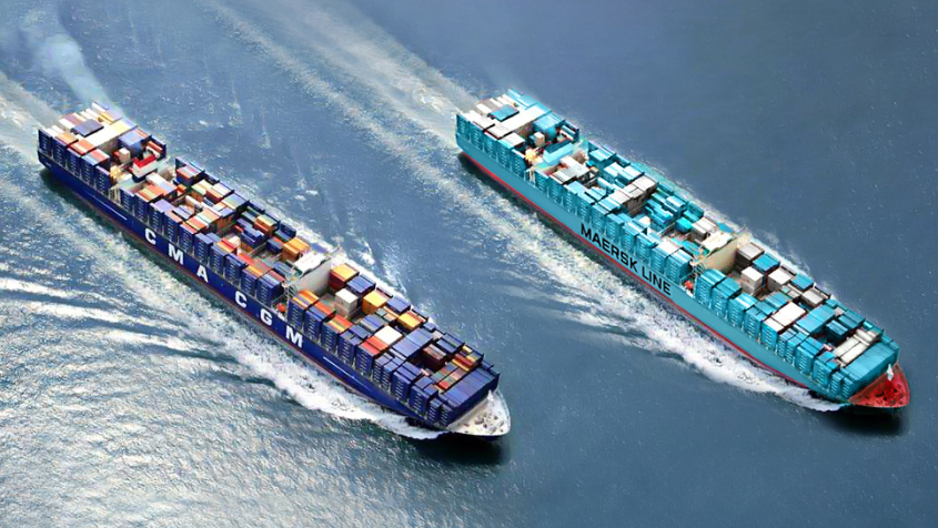 CMA CGM vượt qua Maersk về quy mô đội tàu