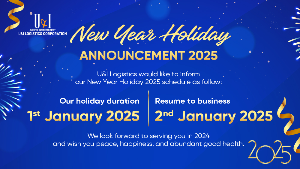 NEW YEAR HOLIDAY ANNOUNCEMENT 2025