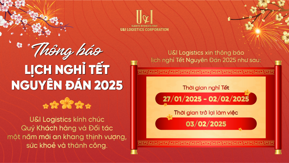 Thông báo Lịch nghỉ Tết Nguyên Đán 2025 