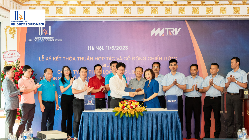 Vietnam Railway Transport Jsc (Trv) Signs Strategic Cooperation Agreement With U&I Logistics